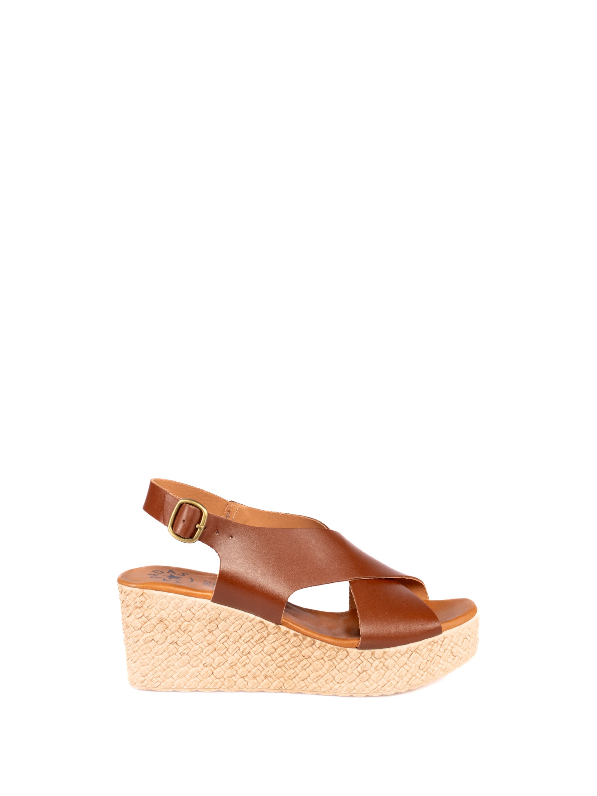 Leather Wedge Sandal