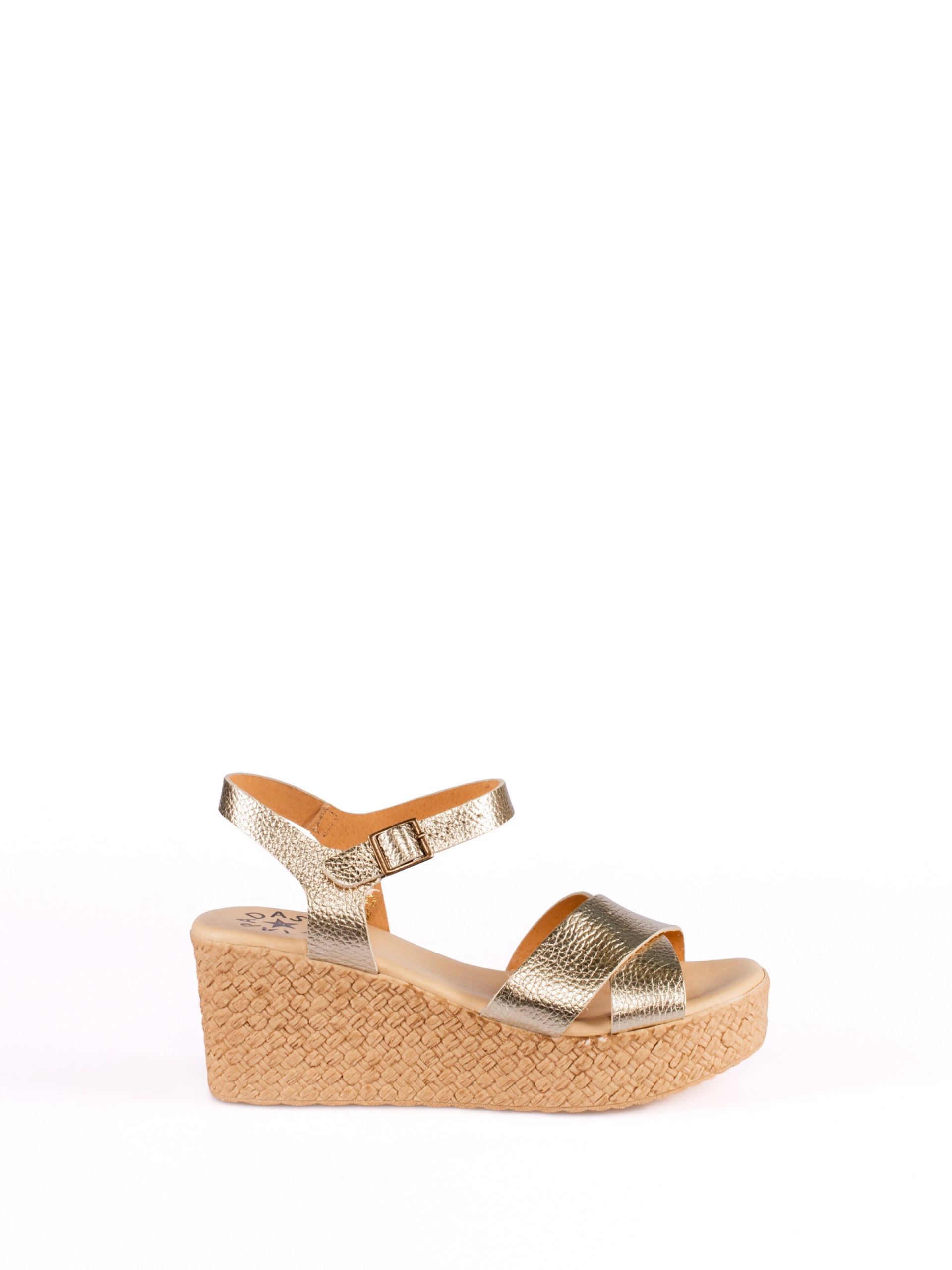 Wedge Sandal in Leather