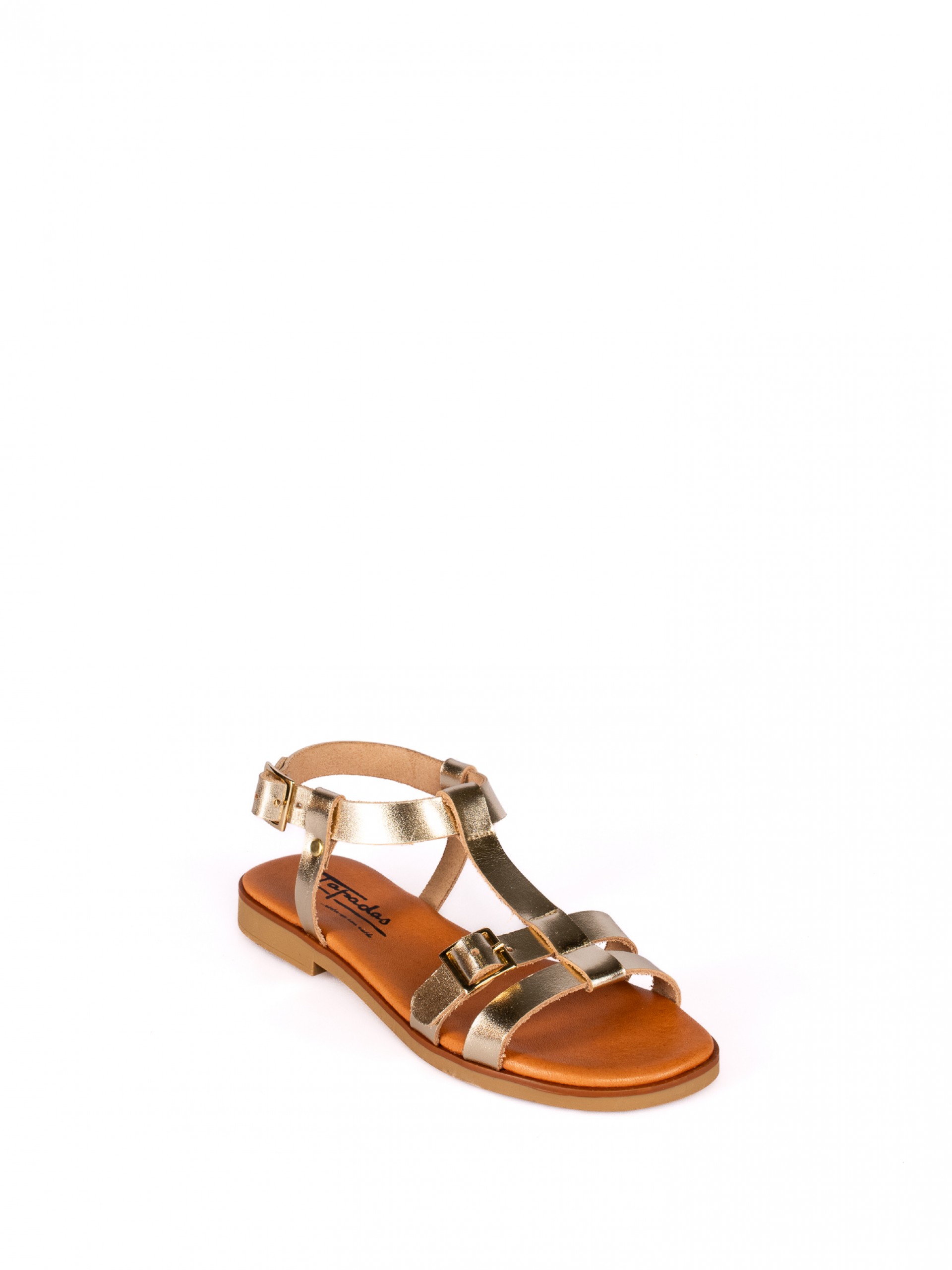 Leather Buckle Sandals