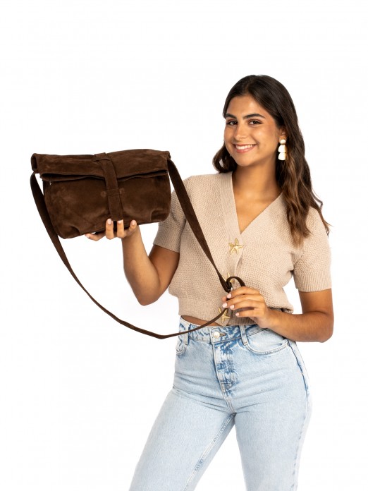 Mala a Tiracolo em camurça Mala a Tiracolo em camurça