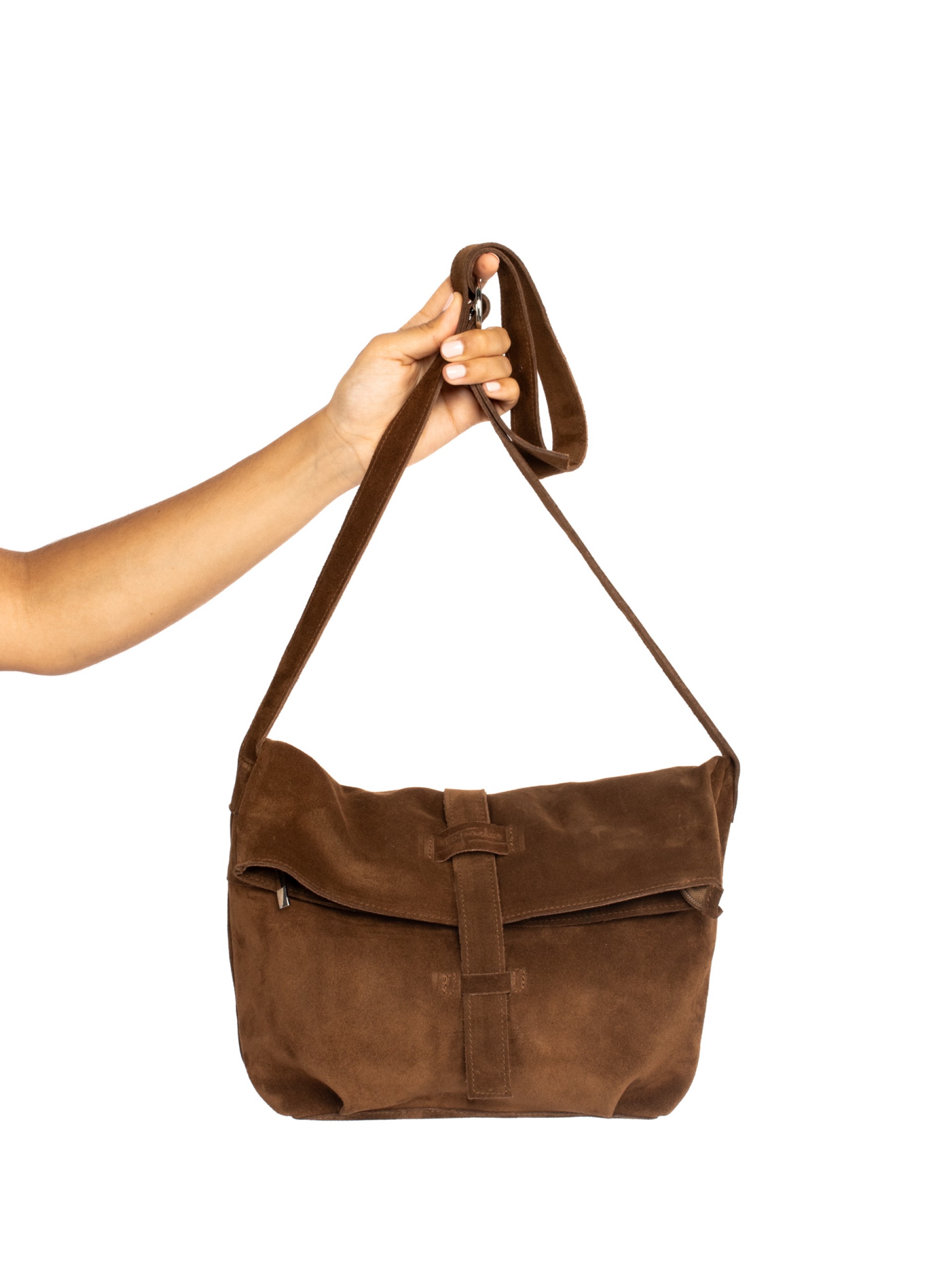 Mala a Tiracolo em camurça