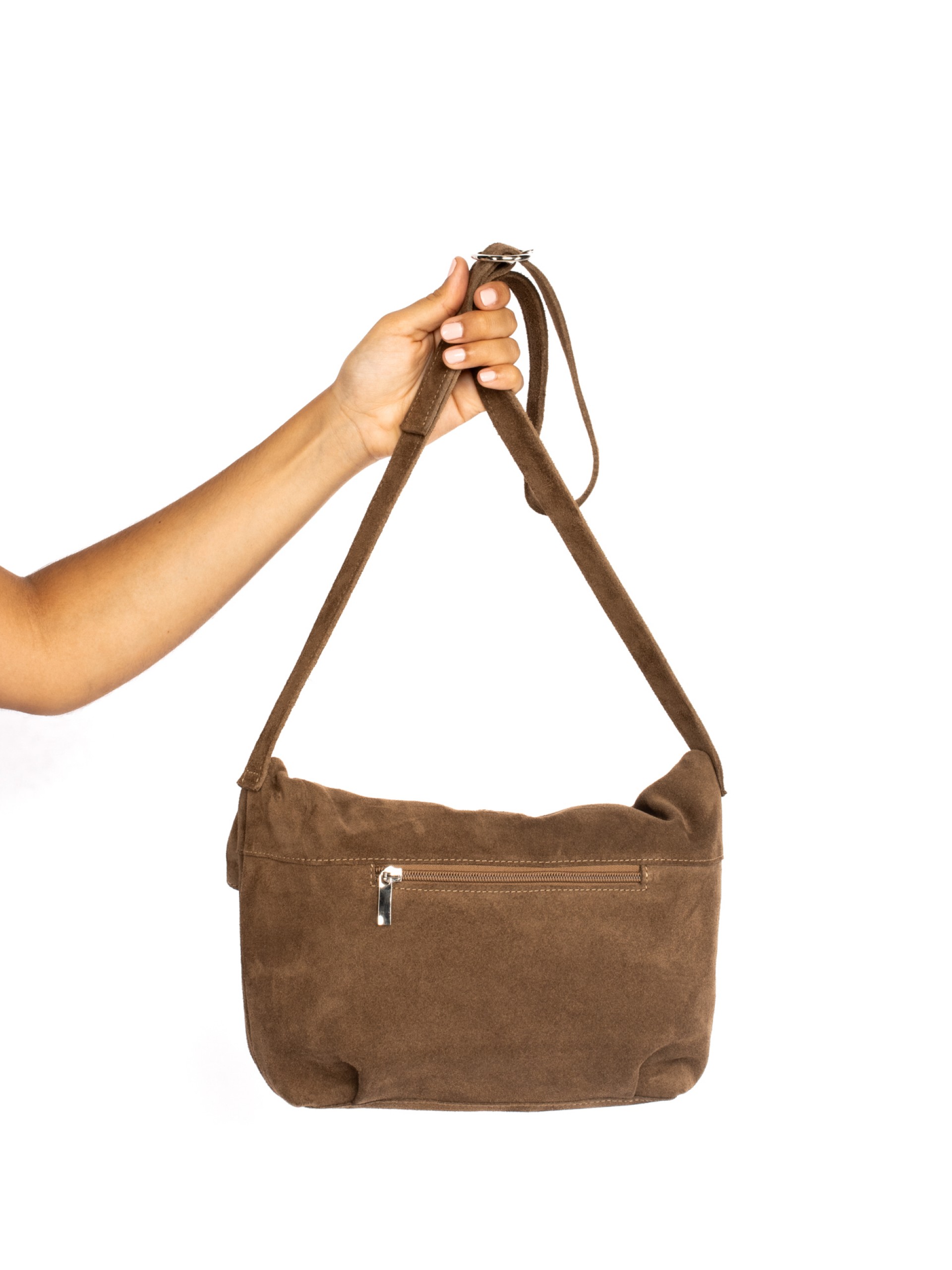 Mala a Tiracolo em camurça