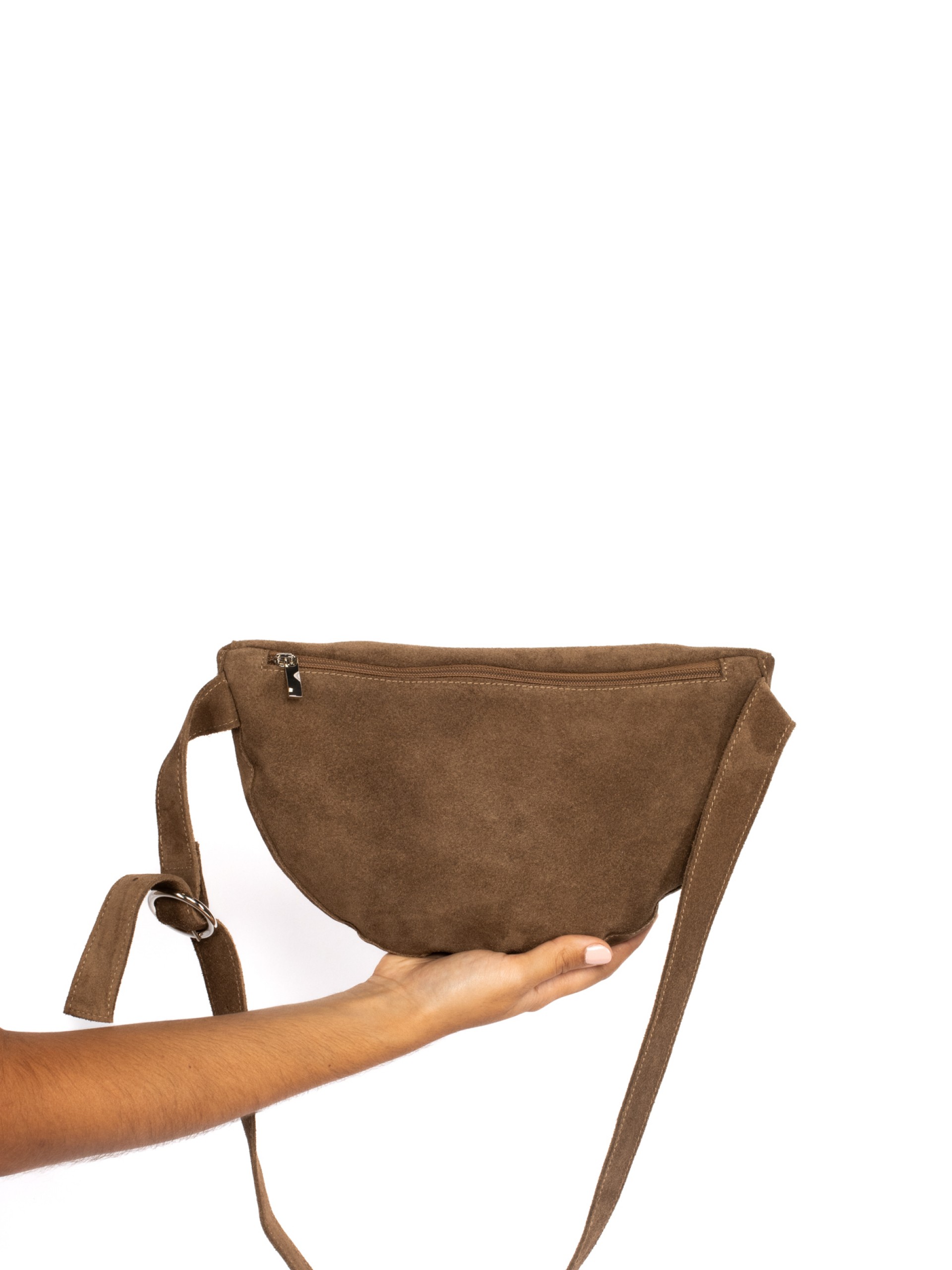 BOLSA CINTURA EM CAMURÇA