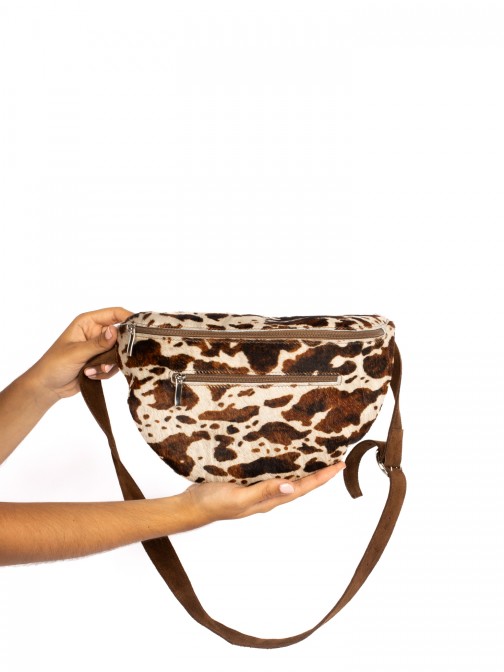 BOLSA CINTURA EM CAMURA E PLO