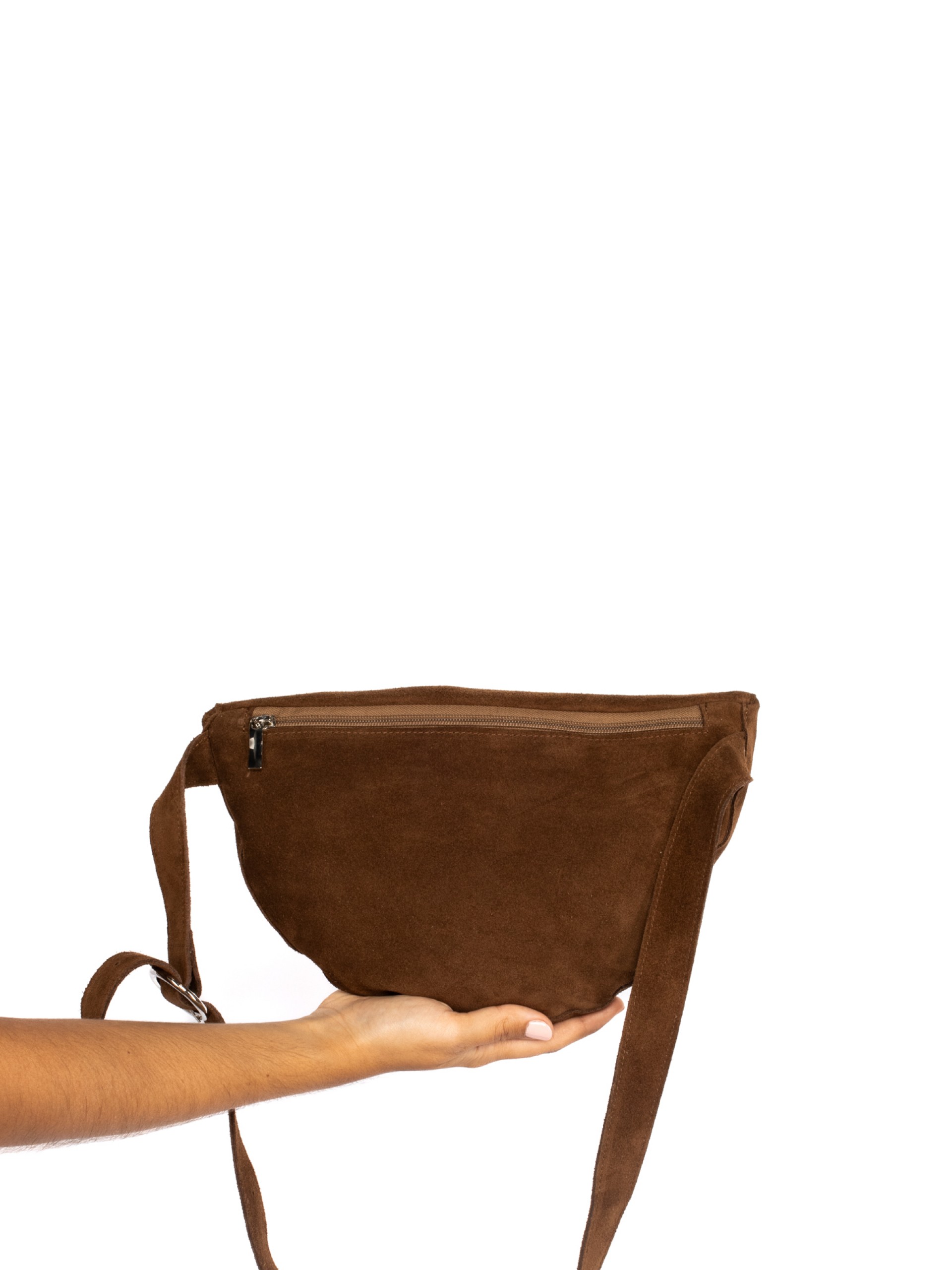 BOLSA CINTURA EM CAMURÇA