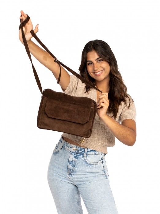 Mala a Tiracolo em Camura e Plo com Bolso