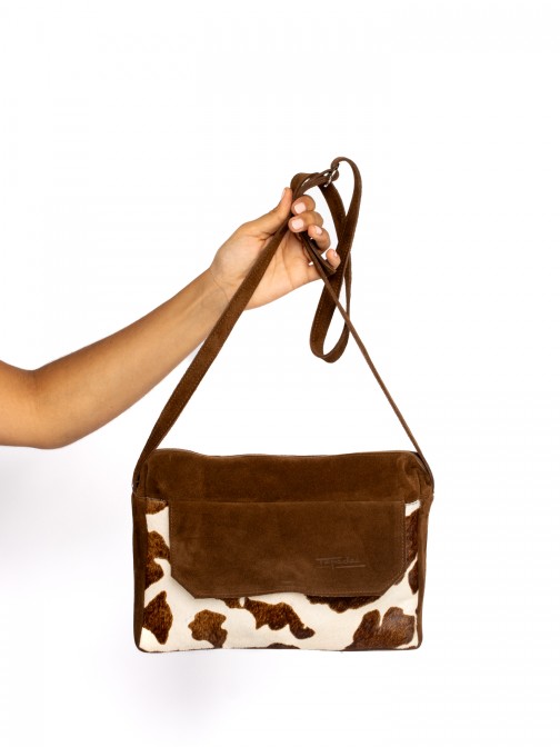 Mala a Tiracolo em Camura com Bolso