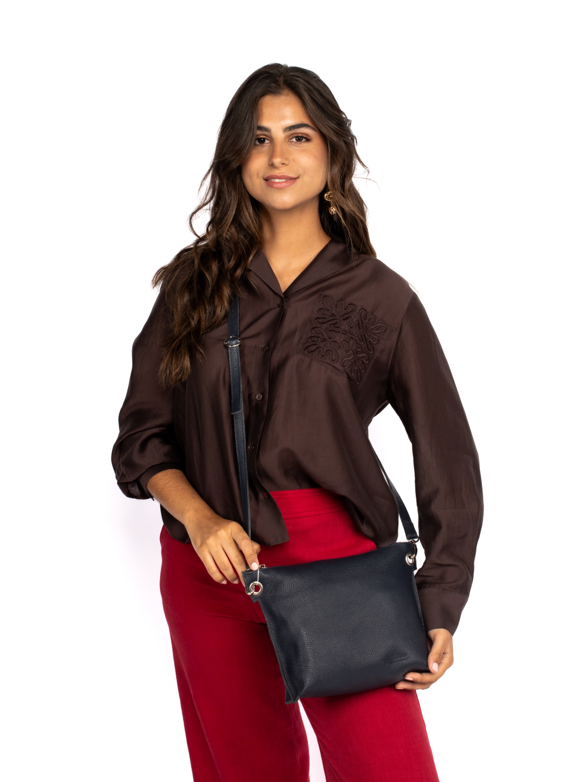 Mala a Tiracolo em Pele