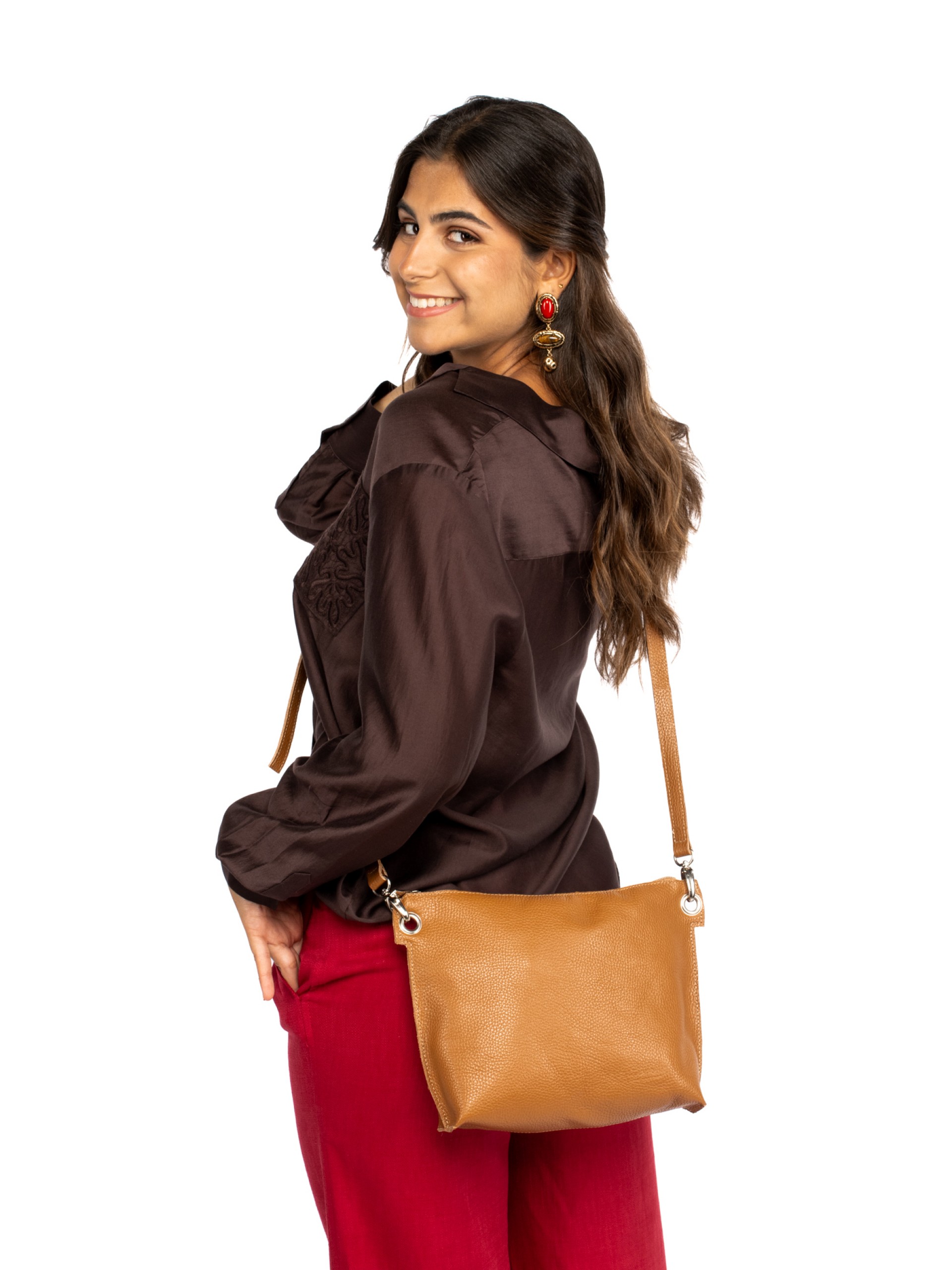 Mala a Tiracolo em Pele