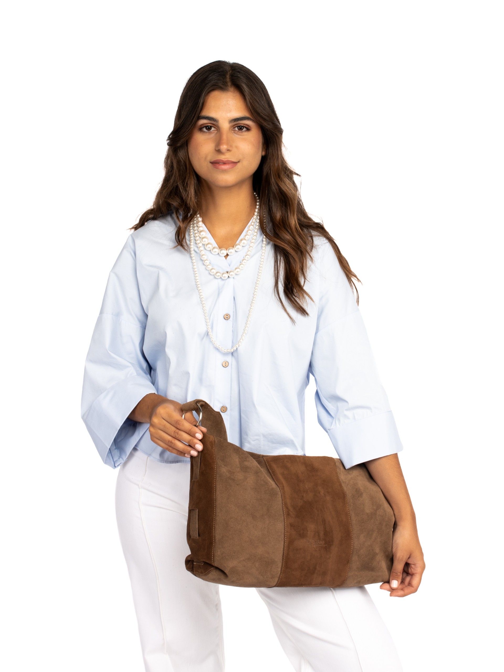 Mala de Ombro Camurça