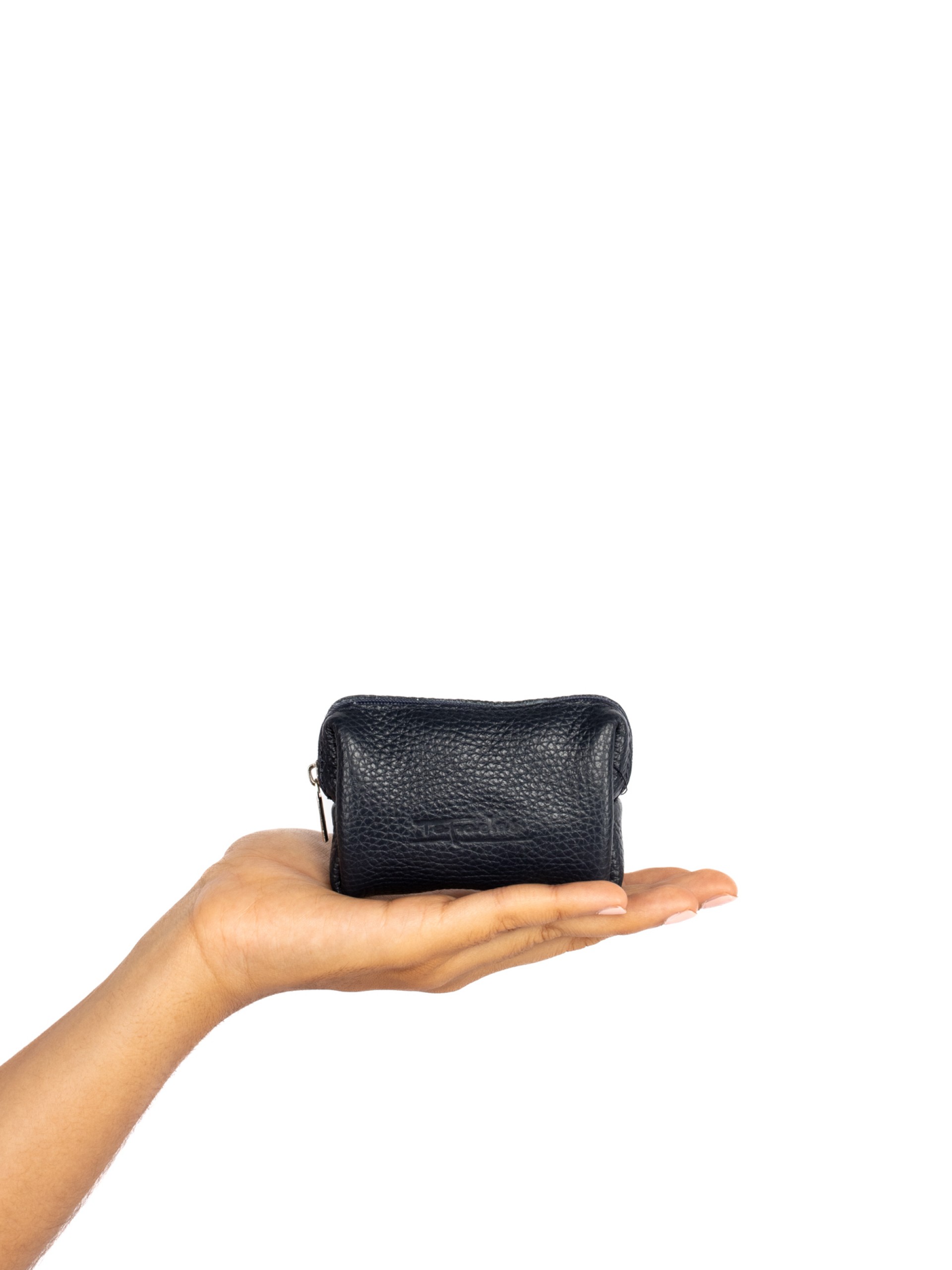 Porta moedas em pele