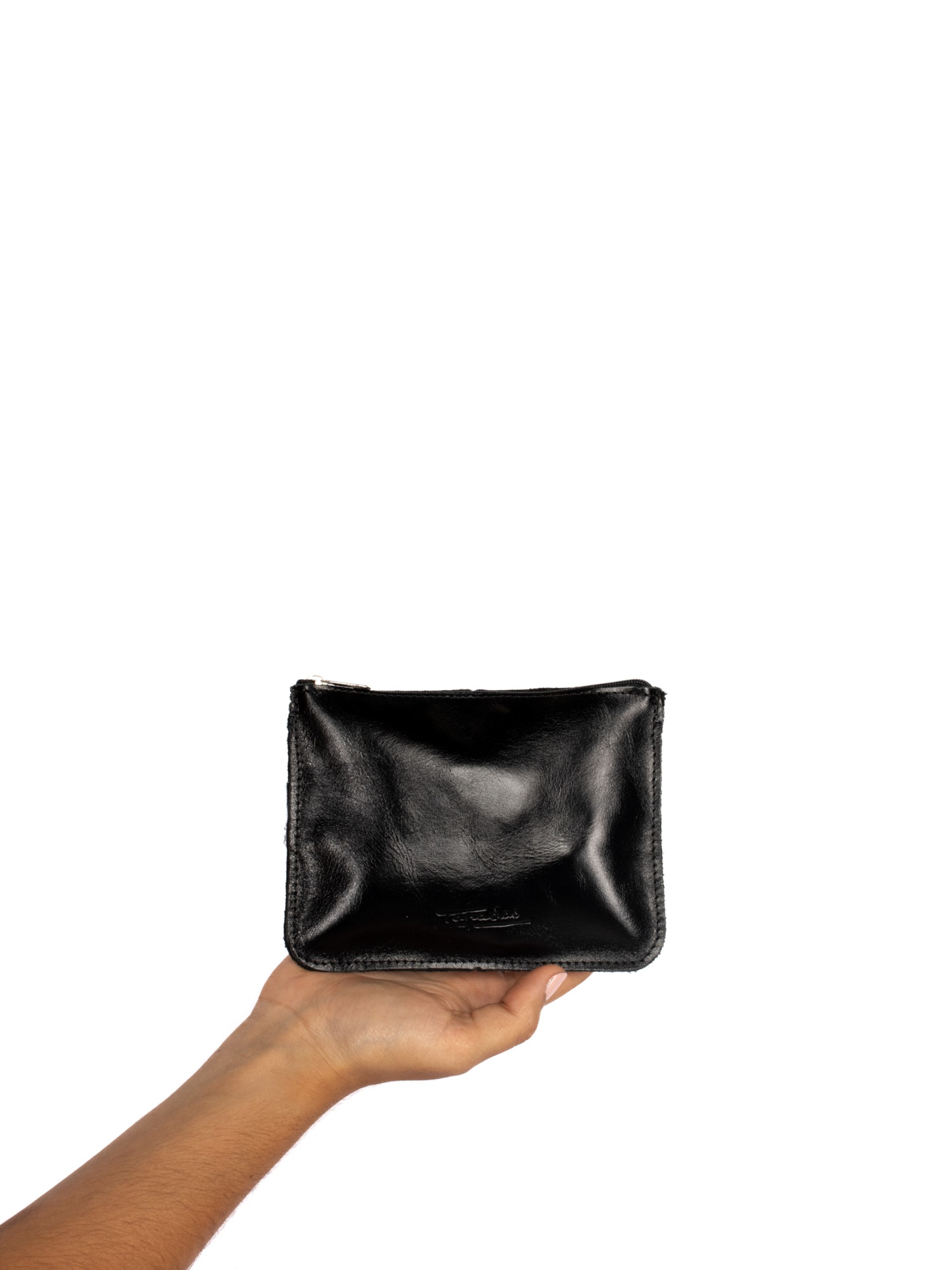 Bolsa em pele brilhante