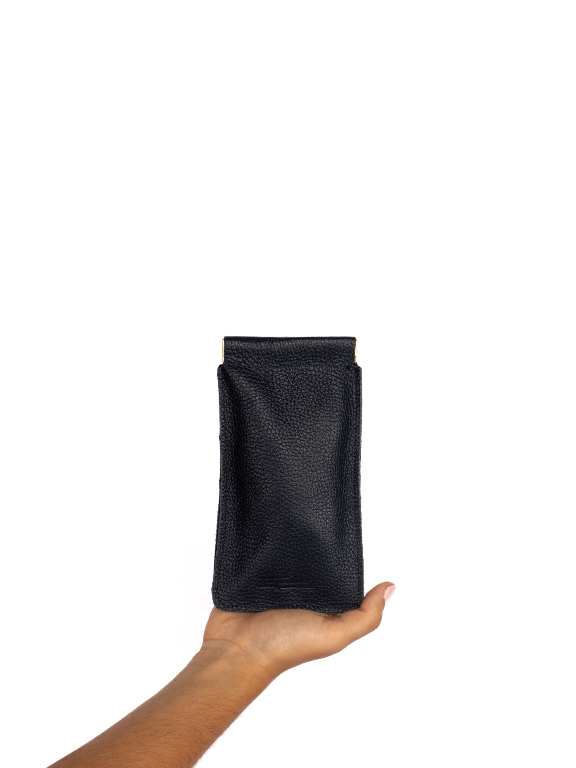 Bolsa de óculos em pele