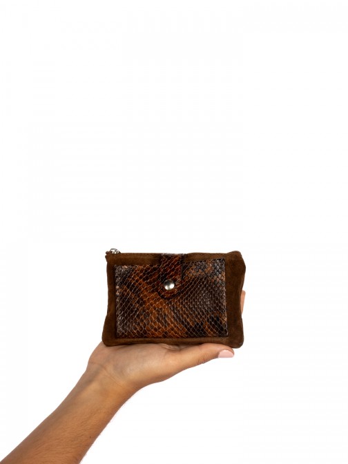 CARTEIRA EM CAMURA E ANIMAL PRINT