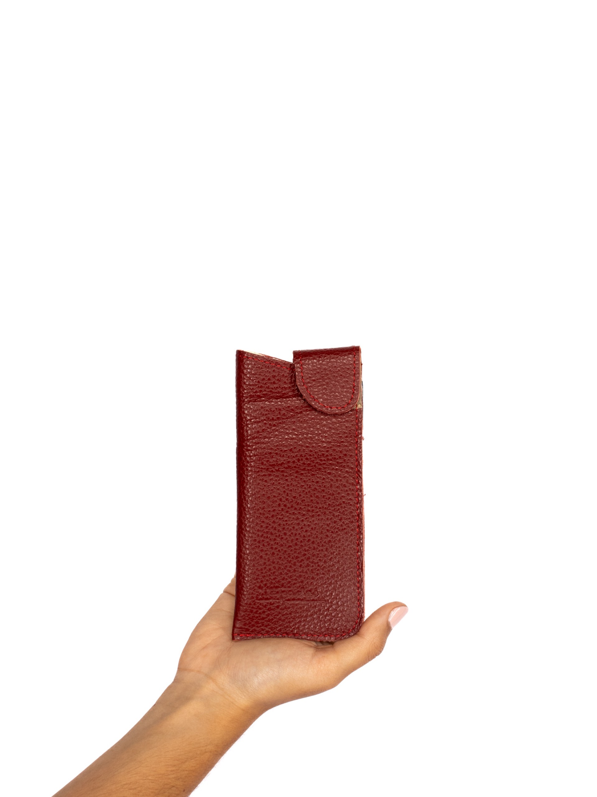 PORTA OCULOS EM PELE