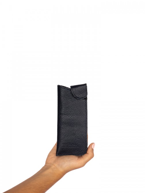 PORTA OCULOS EM PELE