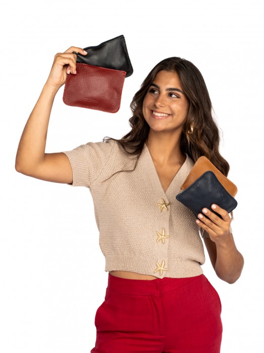 Bolsa em pele
