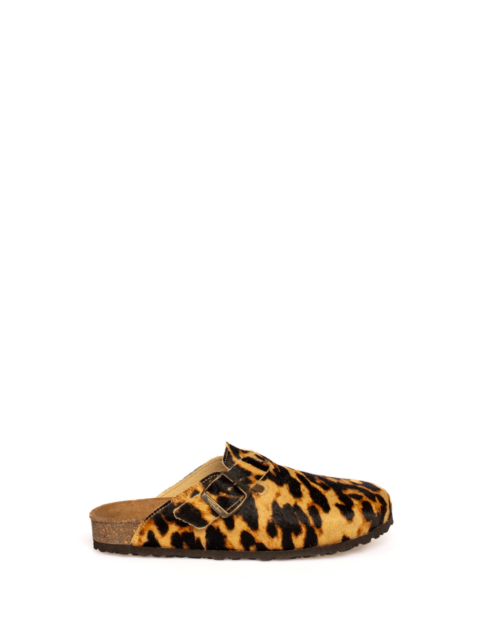 Animal Print Fur Clogs