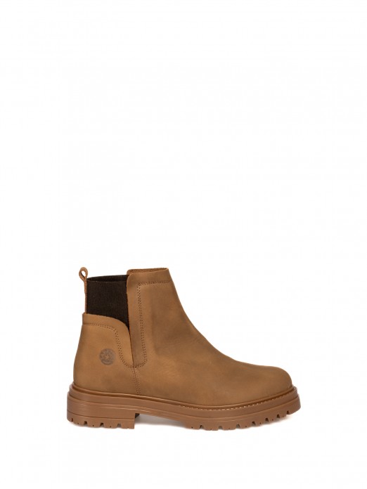 Bota Nobuck com elstico