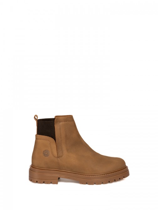 Bota Nobuck com elstico