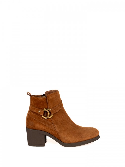 Suede ankle boots
