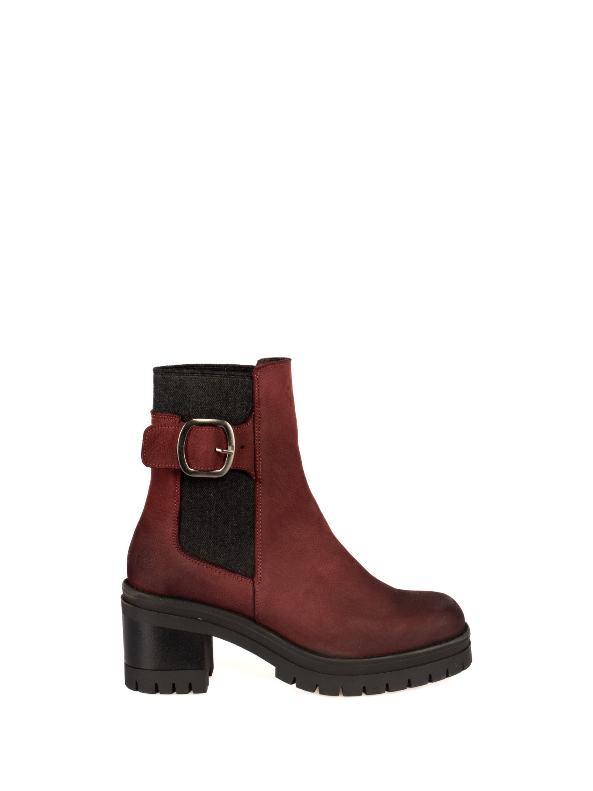 Nubuck Leather High Heel Boot