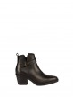 Leather Ankle Boot with Buckle Leather Ankle Boot with Buckle