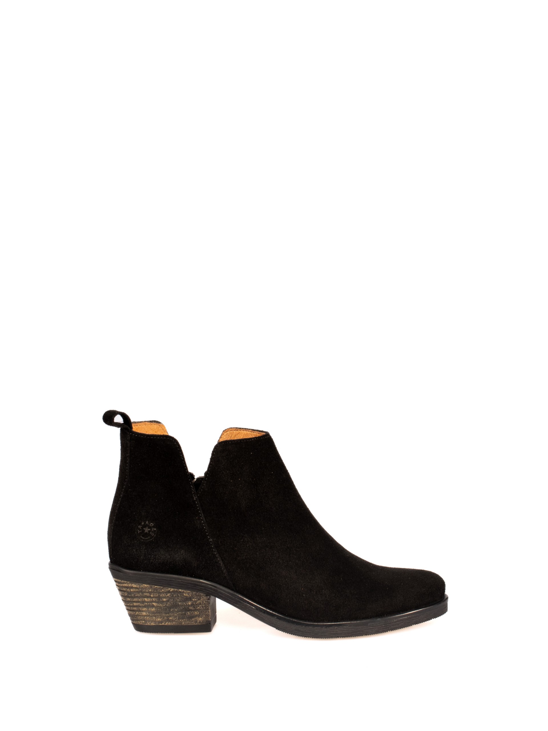 Suede Texan Ankle Boots