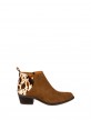 Suede Ankle Boot with Fur Suede Ankle Boot with Fur