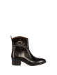 Leather Ankle Boot with Buckle Leather Ankle Boot with Buckle