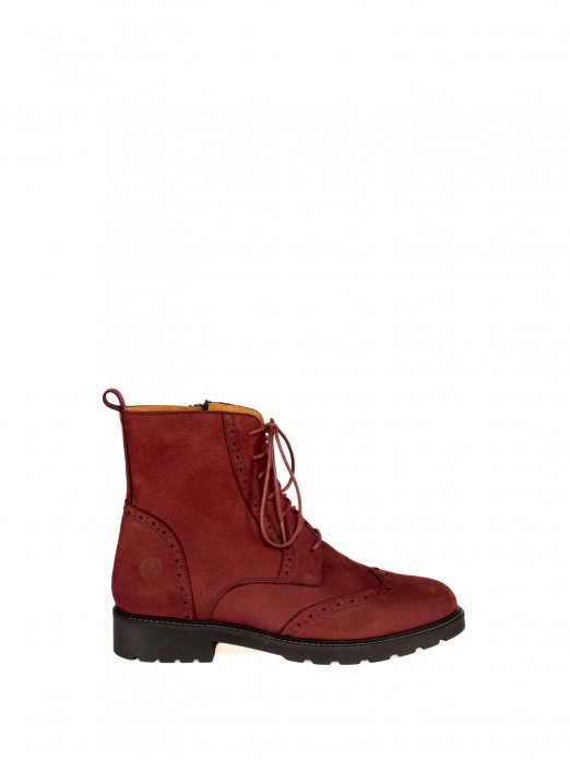Oxford ankle boot
in nubuck leather