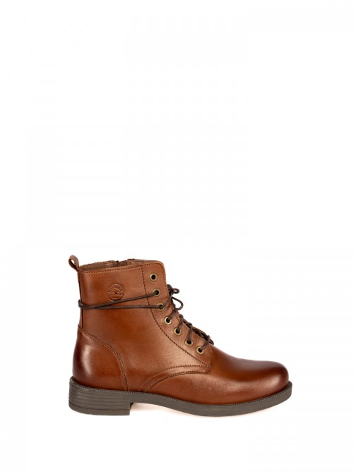 Leather Military Boot