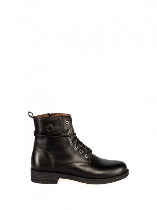 Leather Military Boot
