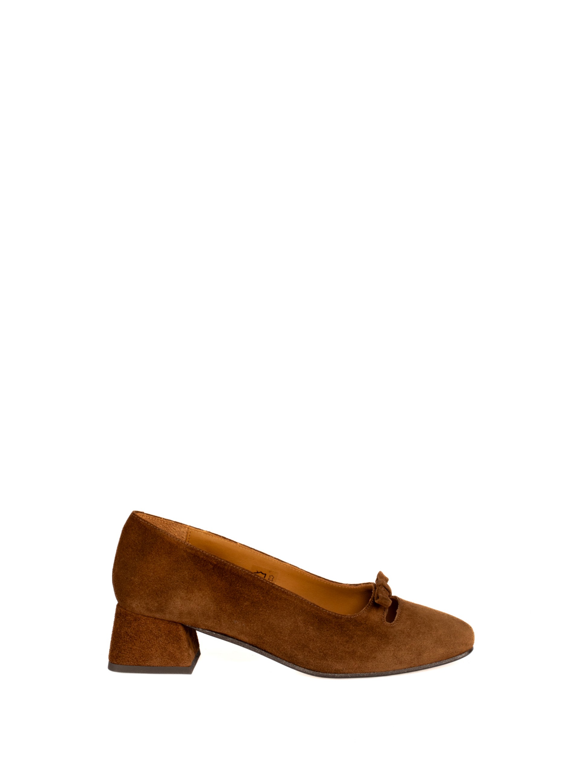 Suede Mid-Heel Shoe