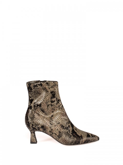 Botim de salto em licra animal print