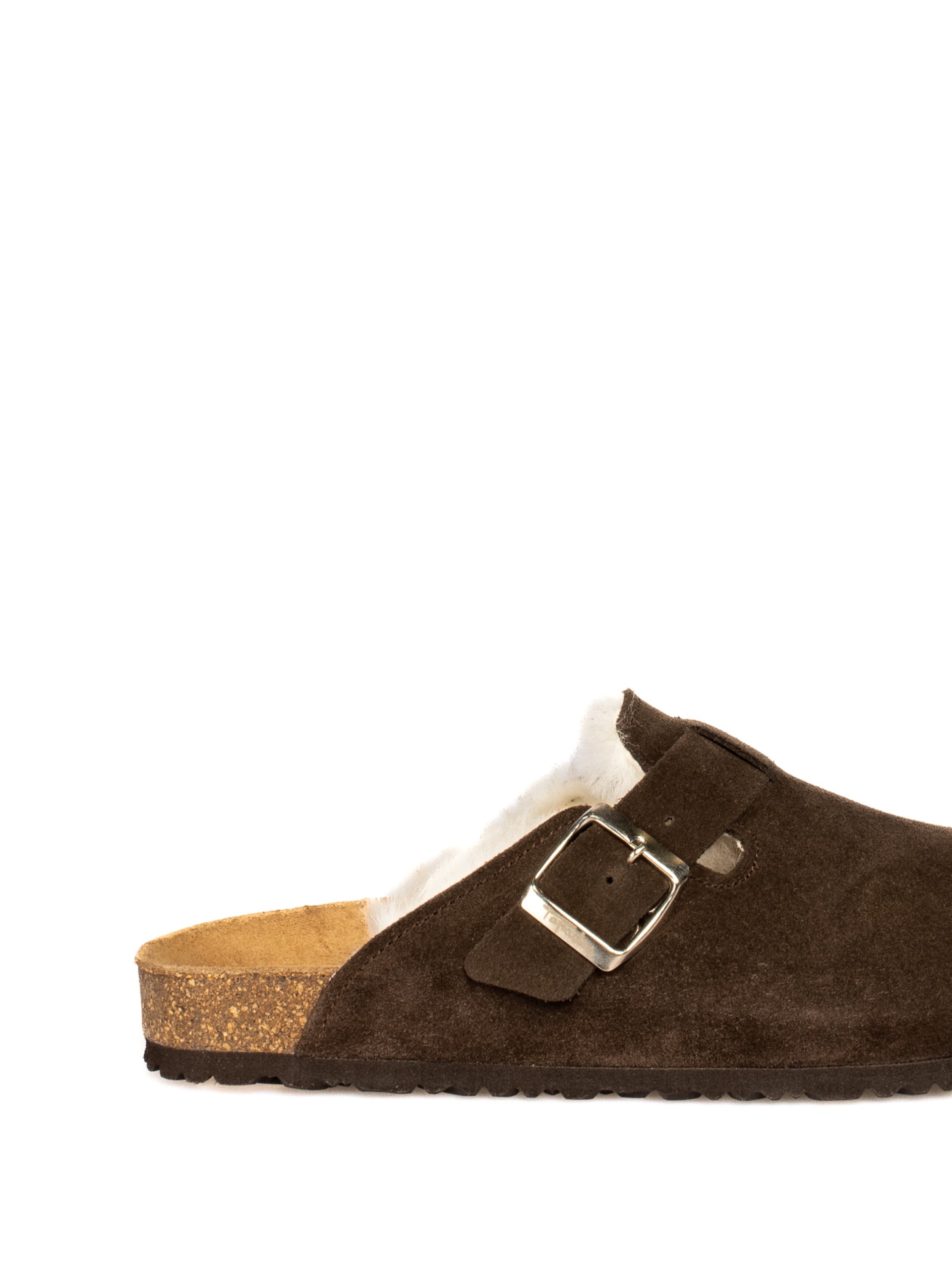 Clogs em Camurça com Pêlo