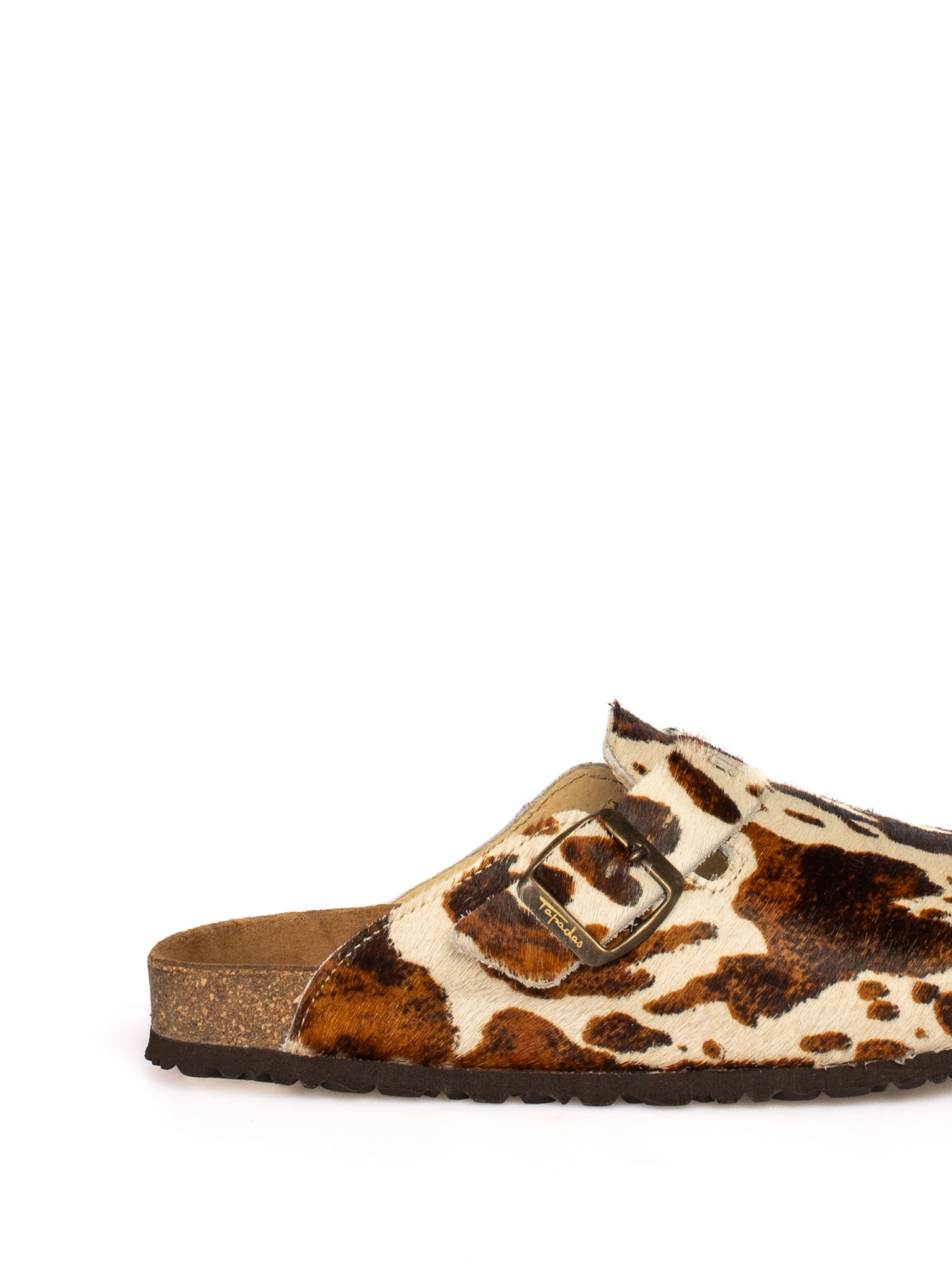 Animal Print Fur Clogs