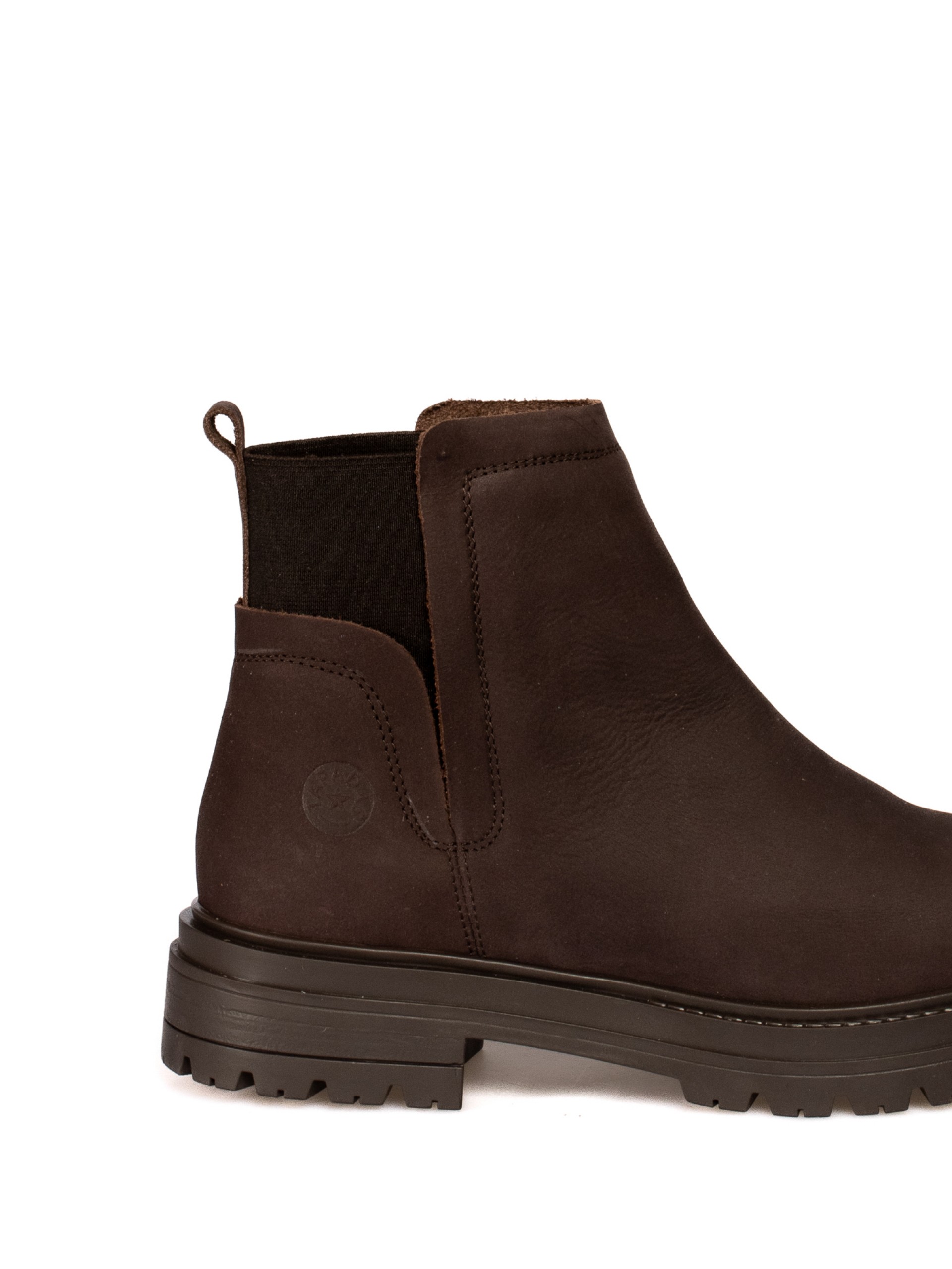 Bota Nobuck com elástico