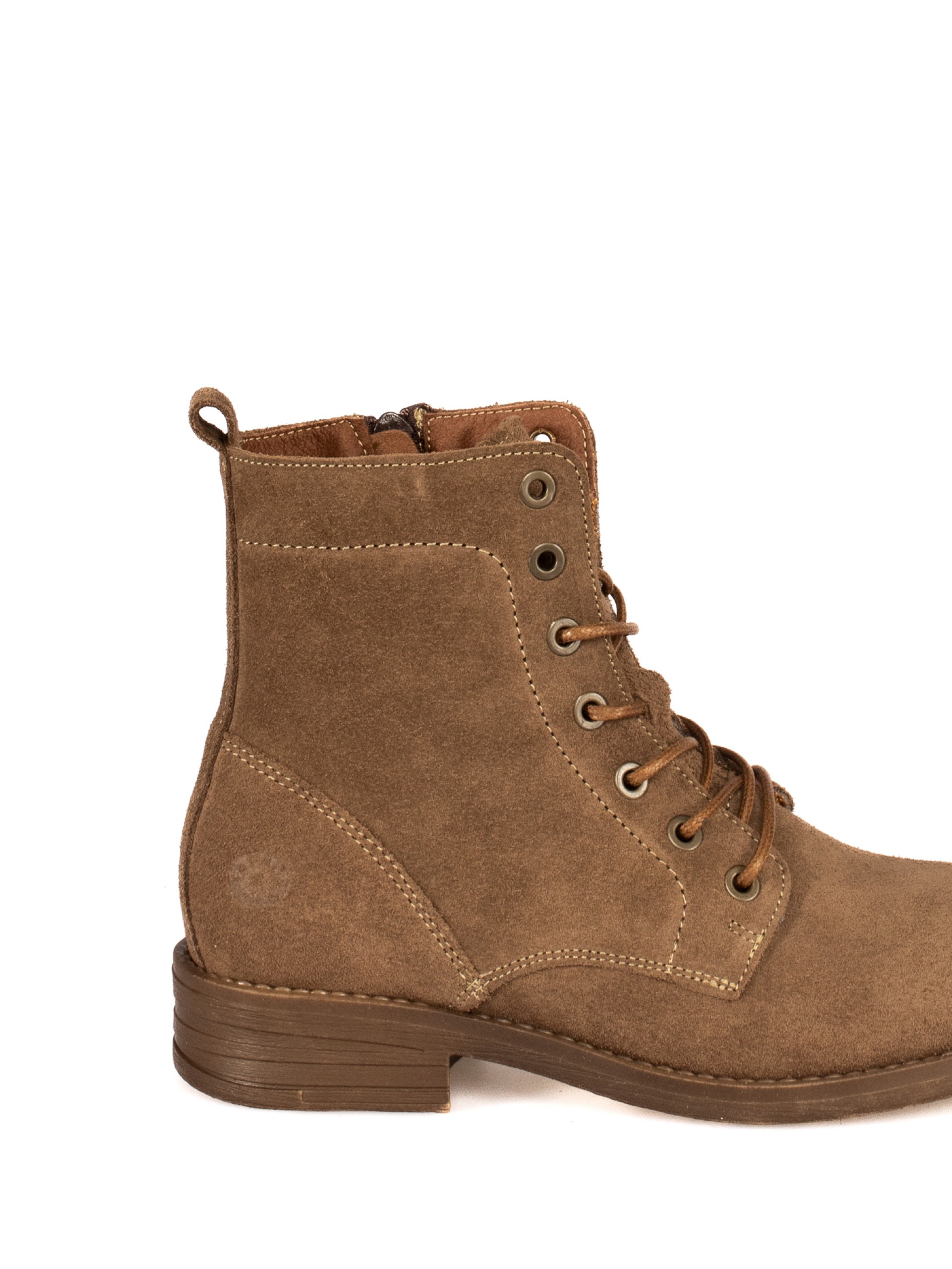 Suede Military Boots