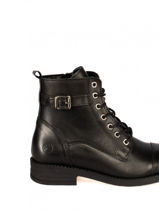Botim Militar em Pele Botim Militar em Pele