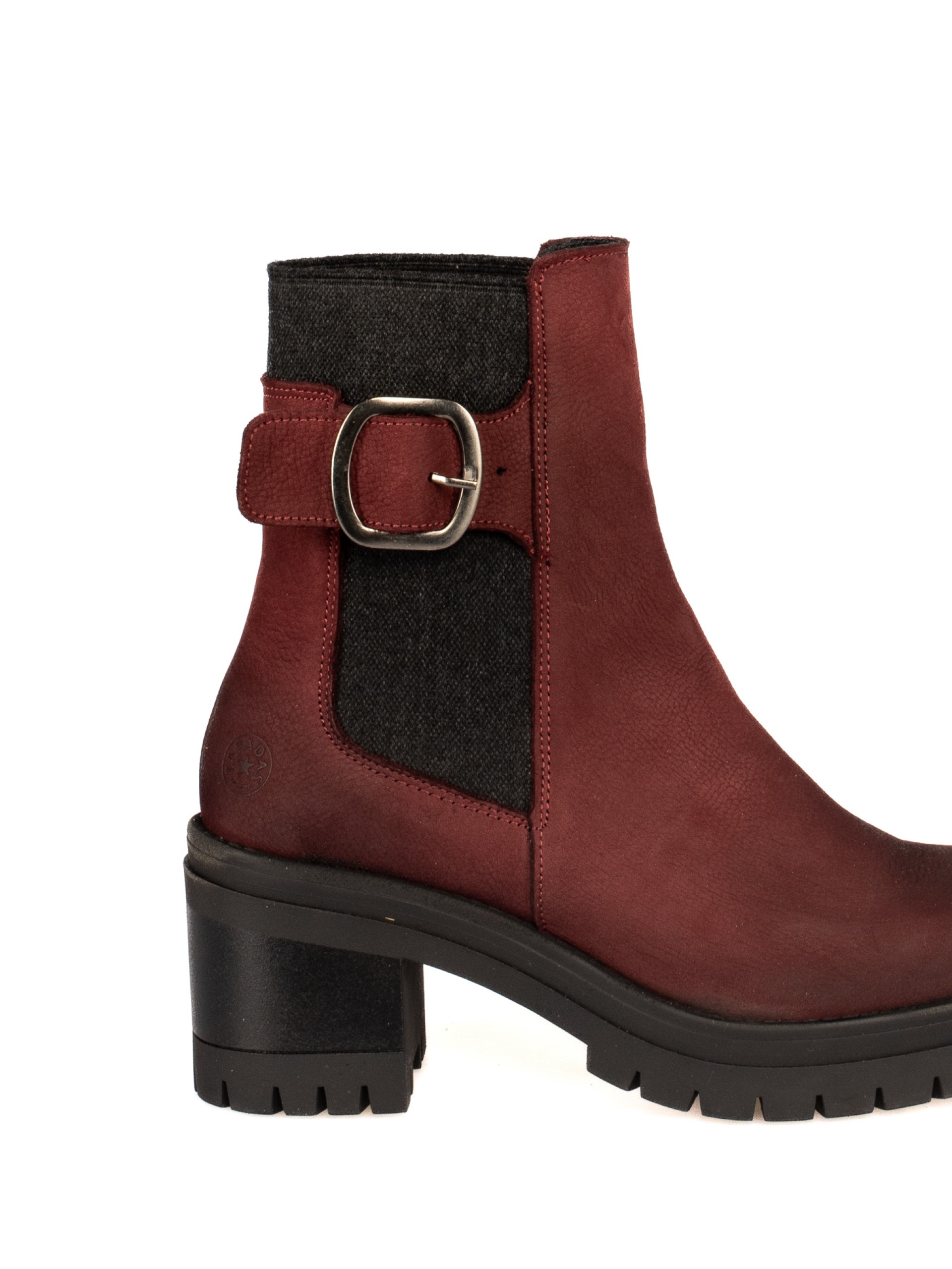 Nubuck Leather High Heel Boot