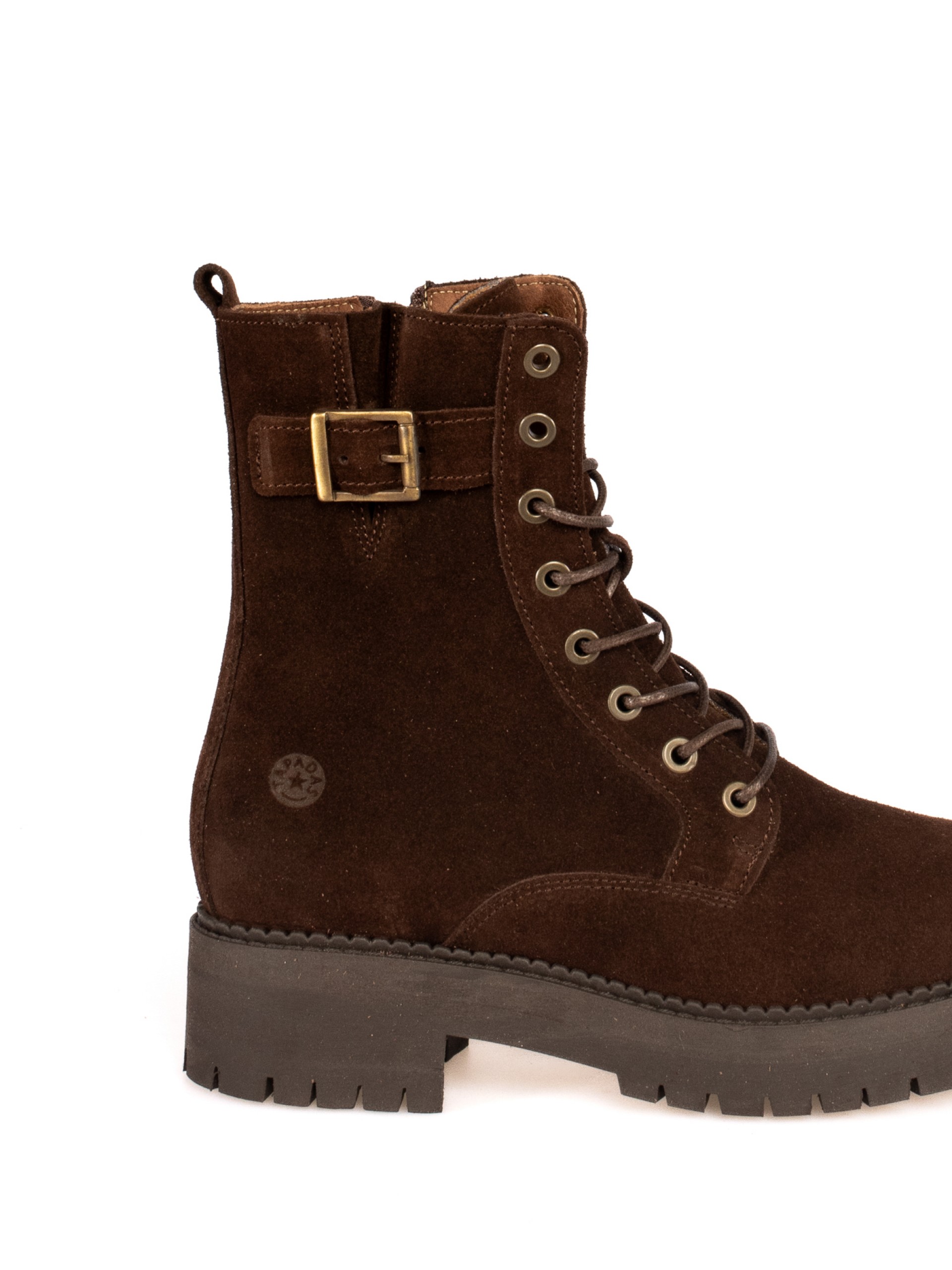 Suede Military Boots
