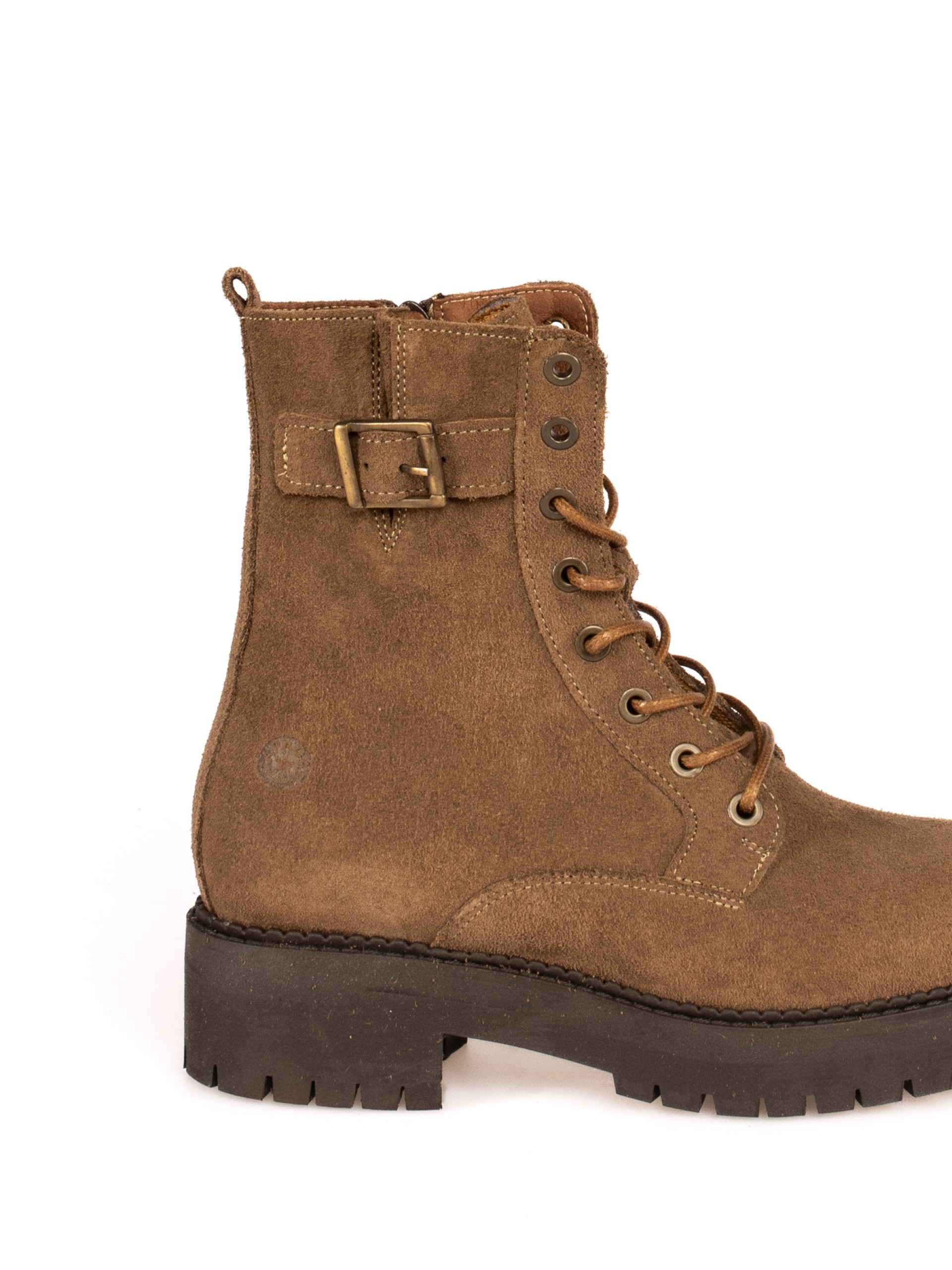 Suede Military Boots
