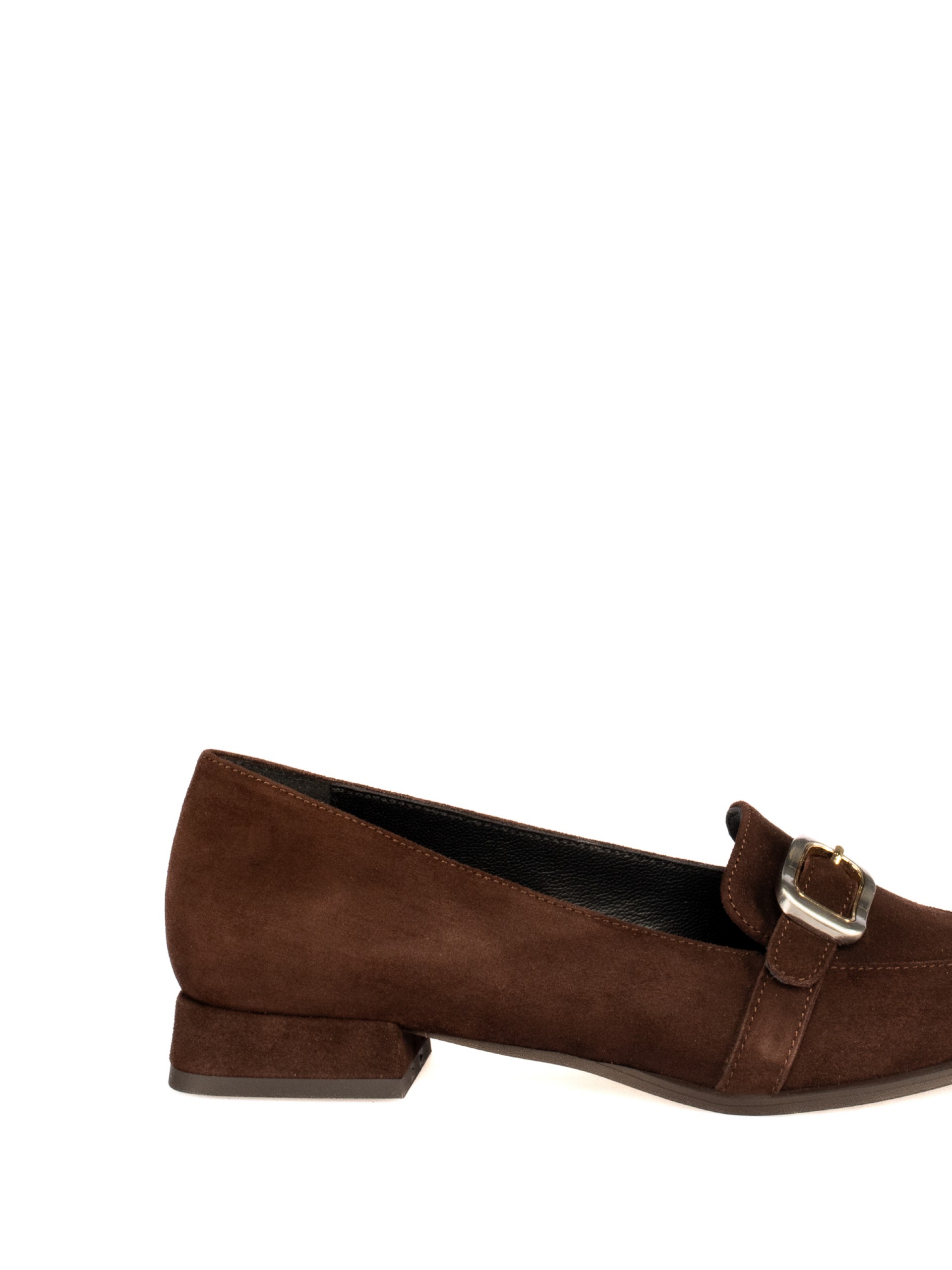 Suede Shoe
 with Buckle