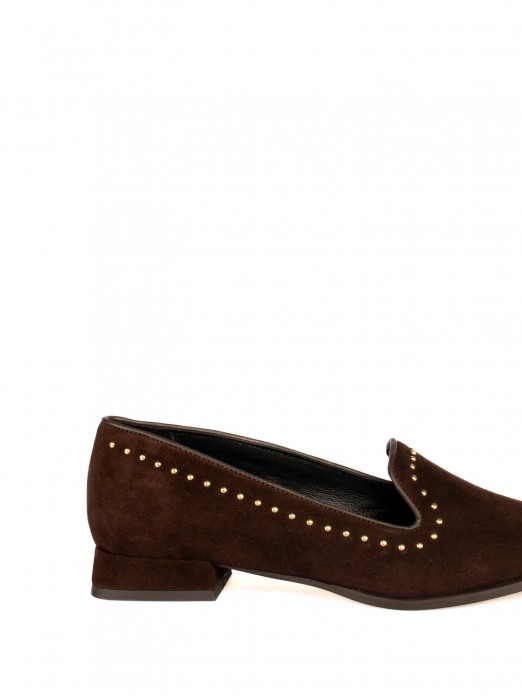 Suede Studded Shoe
