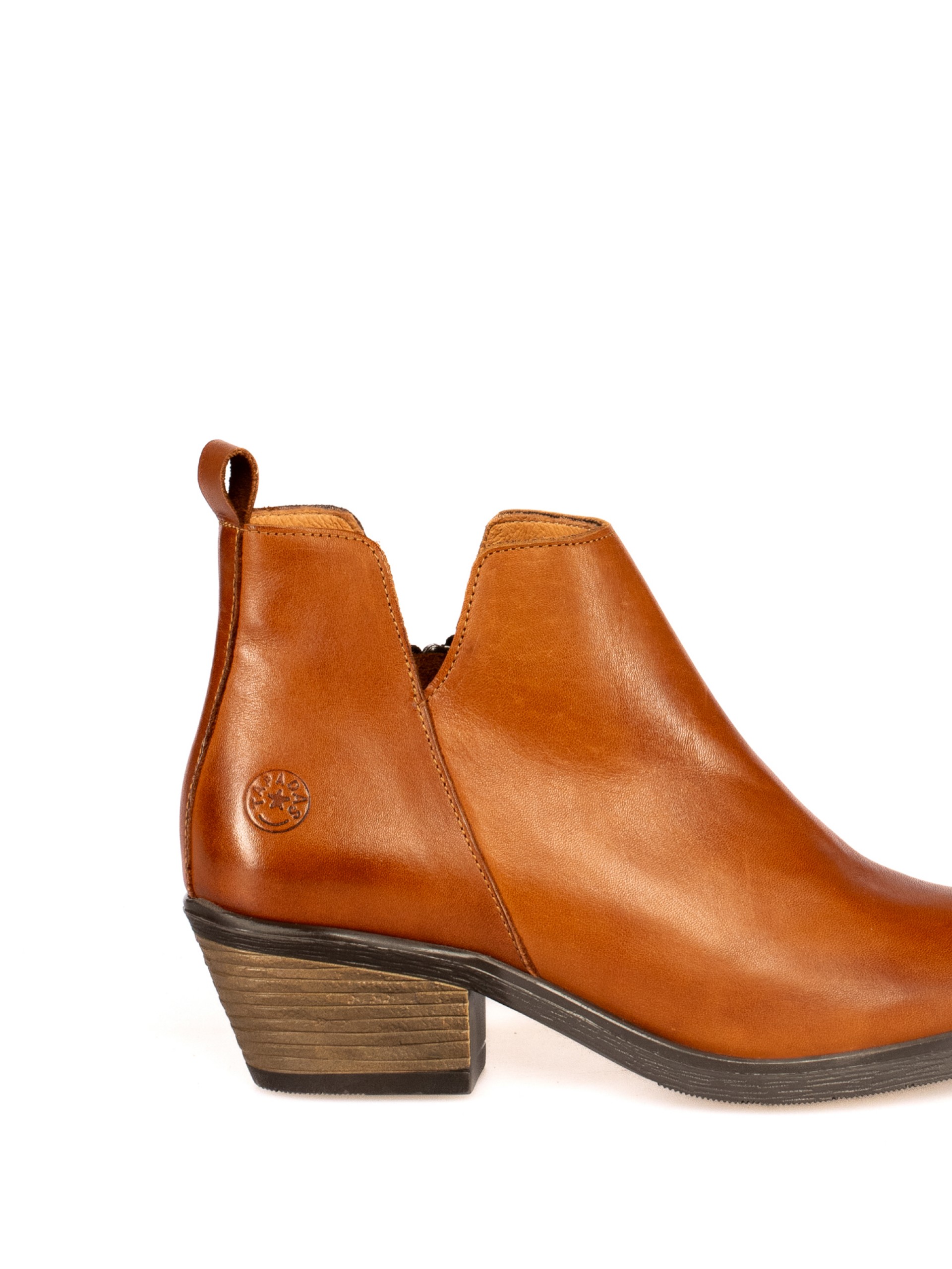 Botim Texano em Pele