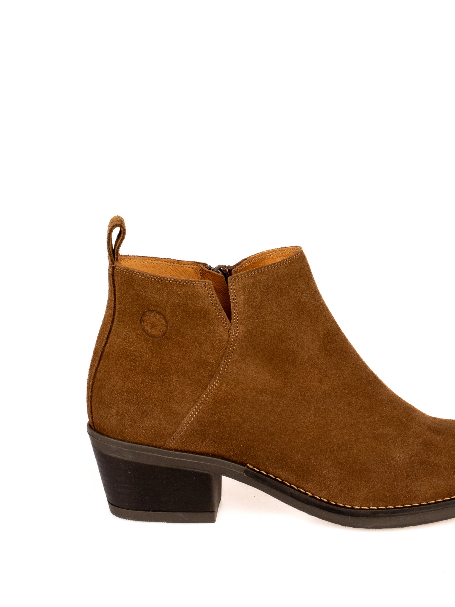 Texas-Style Suede Ankle Boot