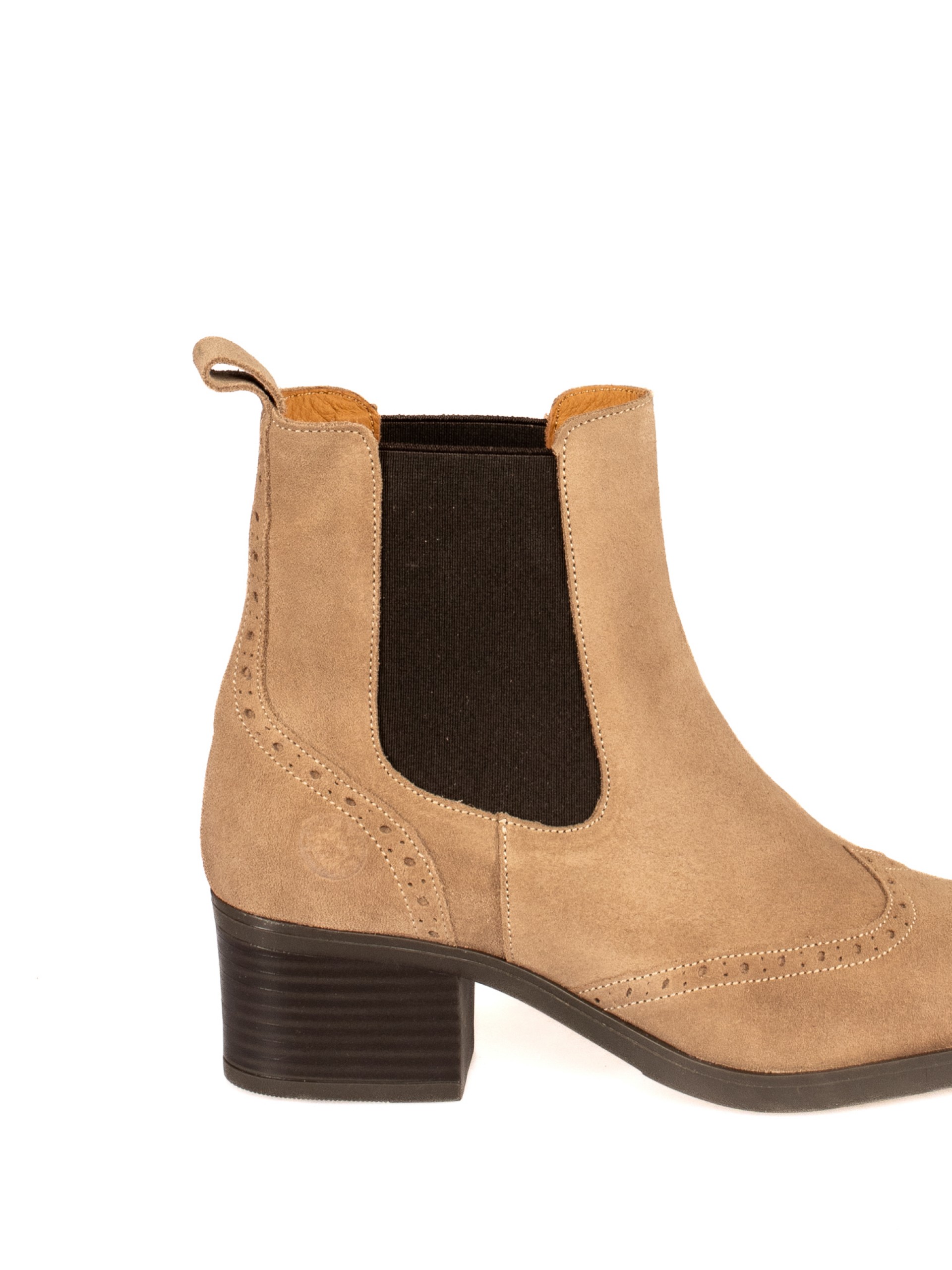 Botim com Elásticos em Camurça