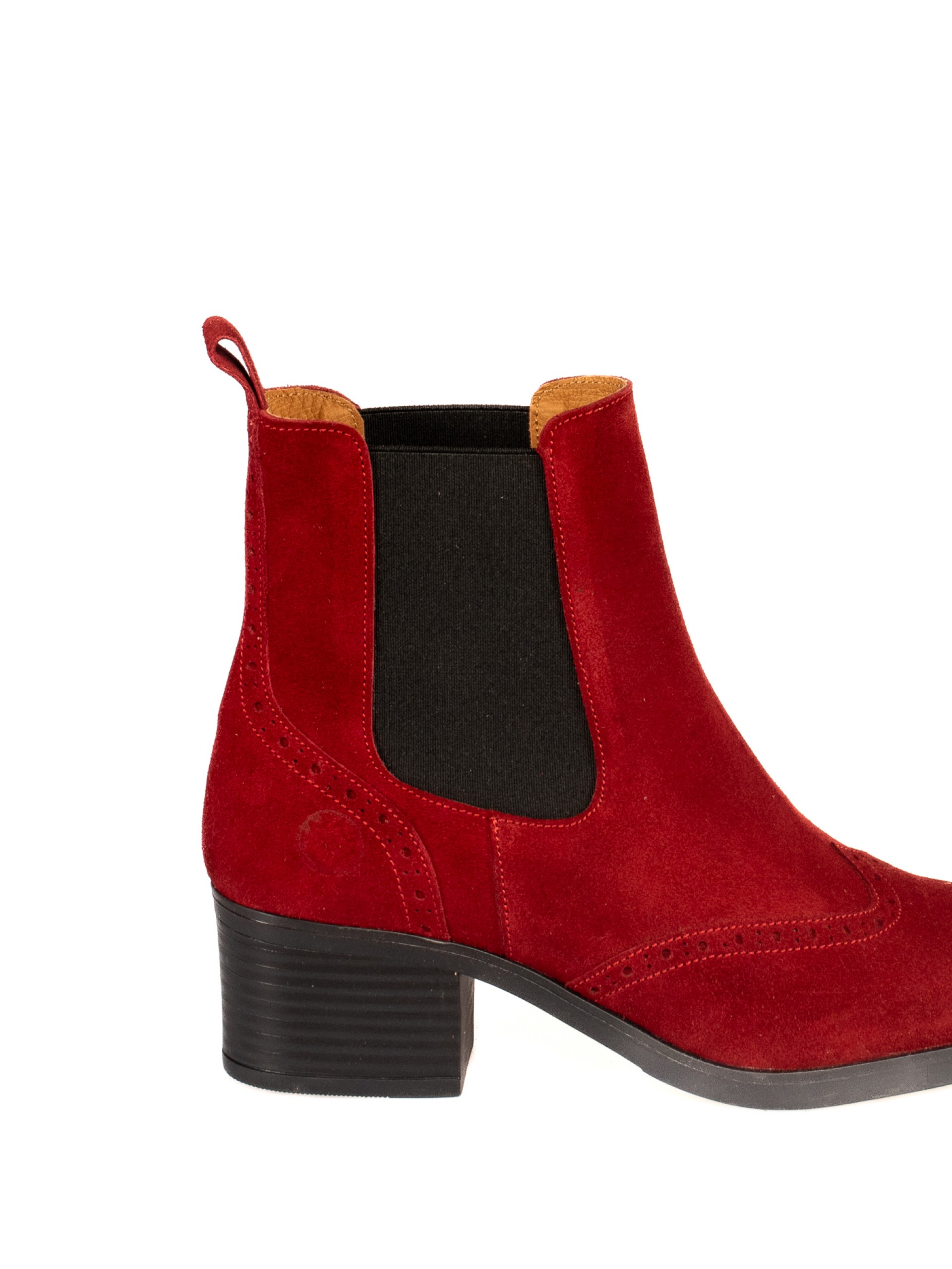 Botim com Elásticos em Camurça