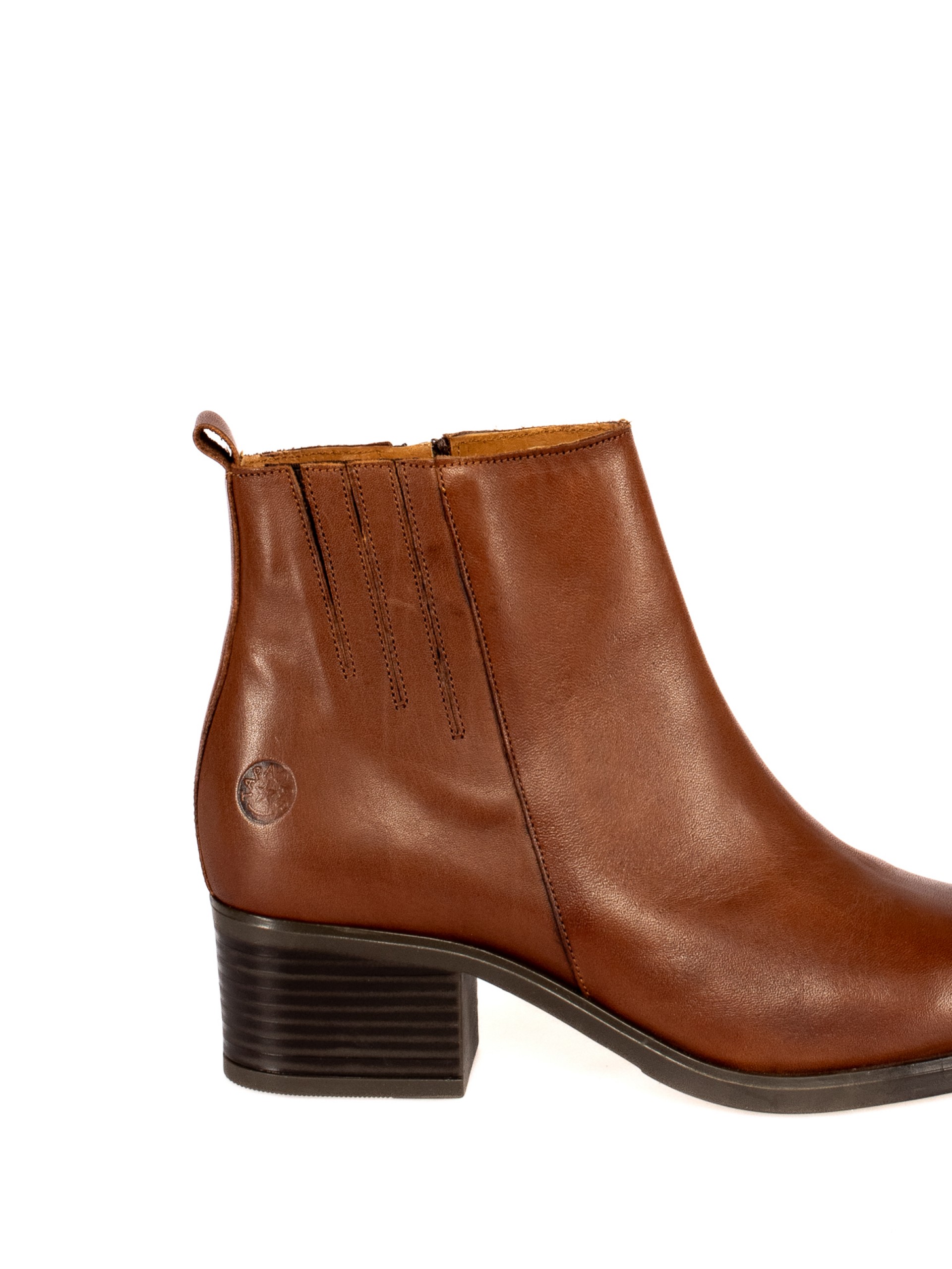 Leather Boot with Heel
